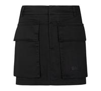 Gaëlle Paris - Mini Gonna in Cotone con Applicazione Logo - - Skirts - Donna - Nero - L