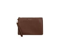 Gaelle Paris Pochette in Similpelle, 30 x 20,5 cm, Marrone Bruciato, con Manico da Polso Amovibile