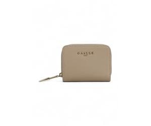 Gaelle Paris Portafoglio mini zip around con logo GAACW01210 Cammello