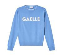 Gaëlle Paris - Pullover logo lurex donna - - Knitwear - Donna - Blu - XS