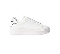 Gaelle Paris Scarpe Sneaker Addict in Pelle Bianco Donna