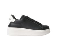 Gaëlle Paris - Sneakers Nere in Pelle con Patch in Gomma - - Shoes - Donna - Nero - 35 EU