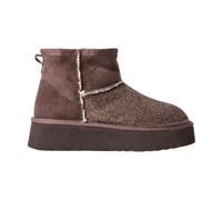 Gaëlle Paris - Stivali Eskimo in Pelliccia con Strass - - Shoes - Donna - Marrone - 36 EU