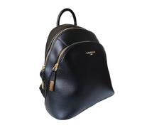 Gaëlle Zaino in Pelle Sintetica, Nero, Design Elegante con Cerniere Dorate