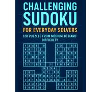 Gaemster Brain Games - Sudoku Series Vol. 2: Challenging Sudoku for Everyday Solvers: 120 Puzzles from Medium to Hard Difficulty