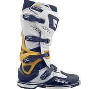 Gaerne Stivali da motocross SG22 Bianco-Blu-Giallo Taglia 43 Uomo