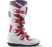 Stivali Moto Bambino Gaerne GXJ Bianco Rosso Viola 35
