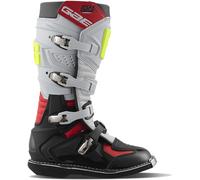 Gaerne GX-J Bambini Motocross Stivali, nero/grigio/rosso, Taglia 40