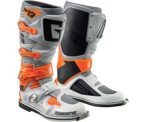 Gaerne SG-12 Stivali da motocross, grigio/bianco/arancione, Taglia 42