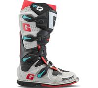 Gaerne SG12 Stivali da motocross, nero/grigio/rosso, Taglia 48