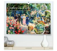 Gärten im Licht - Impressionistische Spaziergänge mit Blütenpracht (hochwertiger Premium Wandkalender 2026 DIN A2 quer), Kunstdruck in Hochglanz: ... Besuchern durch ein Jahr voller Blütenpracht.