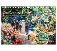Gärten im Licht - Impressionistische Spaziergänge mit Blütenpracht (Wandkalender 2026 DIN A4 quer), CALVENDO Monatskalender: Farbenfrohe Gartenwelten ... Besuchern durch ein Jahr voller Blütenpracht.