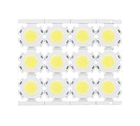 GAESHOW 12Pcs Chip LED Ad Alta Potenza, 5W 15-17V Super Bright Intensity SMD Emettitore di Luce Componenti Lampadina a diodi Apparecchi di Illuminazione a LED, per Proiettore Spotlight