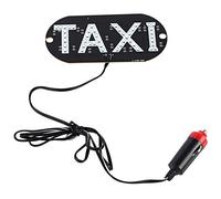 GAESHOW 12V Segnale di Taxi a Led, Parabrezza per Auto Cabina Indicatore Lampada, Luce a LED per Taxi Sign Decor per Taxi con Disco di Aspirazione, Blu