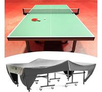 GAESHOW Copertura per Tavolo da Ping Pong, Copertura per Ping Pong da Esterno Impermeabile, Antipolvere, Impermeabile Anti-UV Oxford copertura ping pong Interno/Esterno (210D/Grigio)