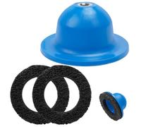GAESHOW Smerigliatrice per Mozzi Auto con 2 Ruote Abrasive, 150 mm, Smerigliatrice Mozzo Ruota, Pulitore Mozzo Ruota, Pulizia Rapida e Semplice di Mozzi Ruota e Dischi Freno, ø 90 mm Interno