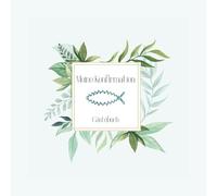 Gästebuch Meine Konfirmation, 64 Seiten: für Glückwünsche, Sprüche, Erinnerungen, Eintragungen. Geschenk zur Konfirmation, Softcover, florales Motiv, mint