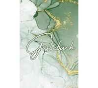 Gästebuch - Stilvolles und universelles Gästebuch: Für Hochzeit, Geburtstag, Café, Airbnb, Büro, Praxis oder Zuhause - klassisches Gästebuch mit schlichtem Design und liebevollen Seiten zum Ausfüllen