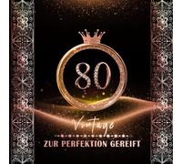 Gästebuch zum 80. Geburtstag | Ein Leben voller Erinnerungen: 21 x 21 cm | Softcover | 120 Blanko-Seiten