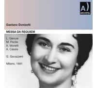 Gaetano Donizetti Gaetano Donizetti: Messa Da Requiem (CD) Album