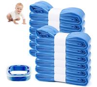 Gaethra 12 scatole Ricarica Mangiapannolini, 4.5M Sacchetti Mangiapannolini Addensata Inodore Addensata e Resistente Agli Strappi Compatibile Con Tommee Tippe, Littycat, Twist & Click