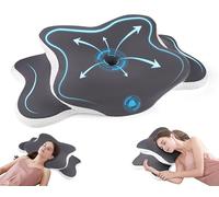 Gaethra Cuscino Cervicale per Dormire Grande, 2 in 1 Cuscino in Memory Foam per Dolore alla Spalla, Cuscino Ortopedico per chi dorme sul Fianco, Sulla Schiena e Sullo Stomaco-65 x 44 cm x 14/11 cm