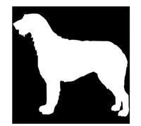 GAETOYEN Adesivo per Auto Cane 21Cm(8.6 Inches) Irish Wolfhound Dog Car Cover Graffi Adesivi Riflettenti per Animali Accessori Moda Decalcomania Decorativa per Il Corpo(def1m7738)