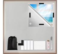 Gaeymy Tende Oscuranti per Interni, 200x148cm Tenda Oscurante Con Velcro, Portatile Telo Oscurante Finestra Esterno, Tessuto Termico Isolante Caldo per Vetri Lucernario Tetto, Camera da Letto