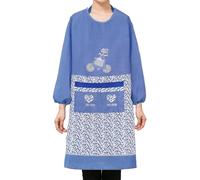 Gaf Nuncew Grembiule da Cucina con Maniche Lunghe, Grembiule Antimacchia con Tasche per Lady Housework e Toelettatura Animali Domestici