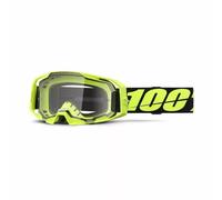 Gafas 100% MX Armatic Neon Yellow Trasparenti MTB Off-Road Quad ATV One Size