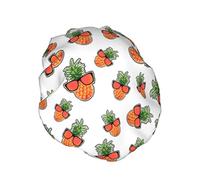 Gafas de sol naranjas Weeds Pixel Gafas de sol Weeds Gorro de ducha Impermeable Reutilizable Forro de PEVA Gorro de baño elástico ajustable para el cabello para mujeres Damas Salón de spa