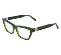 GAFAS FERRAGAMO SF3021 - C: TRANSPARENT GREEN Eye Size: 54 Bridge: 16 Cura della persona e salute