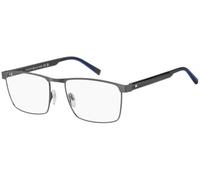GAFAS TOMMY HILFIGER - Modelo: TH 2196_ C: MATTE DARK RUTHENIUM/Eye size: 57 - Bridge size: 18 Cura della persona e salute