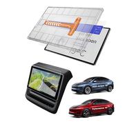 GAFAT 16" + 8" 2026 Tesla Model Y juniper Premium/Performance Pellicola Protettiva Vetro, 16" 2026 Model Y Premium Protettiva con Kit Auto Alignment & Scatola Senza Polvere, 9H Antigraffio [2 Pezzi]