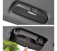 GAFAT Compatibile con Audi A3 A4 A5 A6 Q3 Q5 Q7 Custodia Occhiali da Sole, Contenitore interno per A3 8V 8Y A4 B8 B9 A6 C7 C8 Q3 8U F3 Q5 8R FY Q7, Organizer Accessori (Nero)