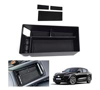 GAFAT Compatibile con Ford Mustang Mach-E 2021-2023 2024 Contenitore per Console Centrale, Mach E 2024 Organizer per Braccioli, Bracciolo Centrale, Vano Portaoggetti (nero)
