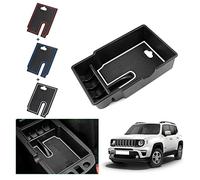 GAFAT Compatibile con Jeep Renegade 2015-2024 2025 Contenitore per Console Centrale, Renegade 2023 Organizer per Braccioli, Vano Portaoggetti, Renegade Accessori (Bianco)