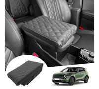 GAFAT Compatibile con Kia Sportage NQ5 2022-2024 2025 (Automatico) Bracciolo Centrale Copertura, Sportage NQ5 Bracciolo Protezione Bracciolo Polsino Pelle, Sportage 2025 Accessori (Nero)