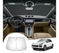 GAFAT Compatibile con Porsche Mαcαn 2015-2023 2024 Parasole per Parabrezza interno, Mαcαn S GTS Turbo Parabrezza Protezione Solare, Raffreddamento, Protezione UV, Accessori Mαcαn