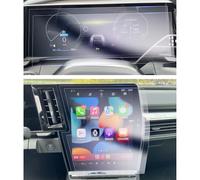GAFAT Compatibile con Renault Austral Alpine/Espace 6/Rafale/Megane E-Tech Scenic 2023-2025 2026 Pellicola Protettiva per Navigazione 12" OpenR + 12,3" Cockpit Nano Pellicola, 6H Antigraffio [4 Pezzi]