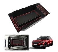 GAFAT Compatibile con Renault Austral/Espace 6/Rafale 2025 2026-2023 Contenitore Console Centrale, Austral E-Tech Hybrid 2024 Organizer per Braccioli, Vano Portaoggetti, Accessori Austral (Rosso)