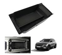 GAFAT Compatibile con Renault Austral/Espace 6/Rafale 2025 2026-2023 Contenitore Console Centrale, Austral E-Tech Hybrid 2024 Organizer per Braccioli, Vano Portaoggetti, Accessori Austral (Nero)