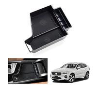 GAFAT Compatibile con Volvo XC60 XC90 V60 S60 V90 S90 2017-2025 2026 Facelift Contenitore Console Centrale, Organizer per Braccioli, Vano Portaoggetti, Accessori Volvo XC60 (Nero)