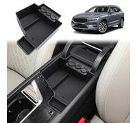 GAFAT Compatibile con Volvo XC60 XC90 V60 S60 V90 S90 2017-2026 Facelift Scatola Portaoggetti Console Centrale, XC60 2026 Organizer Braccioli, con Scatola per Monete a 3 Fori, XC60 Accessori