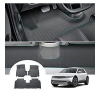 GAFAT Hyunda-i Ioniq 5 2021-2024 2025 Tappetini abitacolo, Ioniq 5 2023 Tappetini in Gomma Originali, Scansione 3D Alto Bordo TPE Ioniq 5 Tappetini, Compatibili con Hyundai Ioniq 5 Accessori