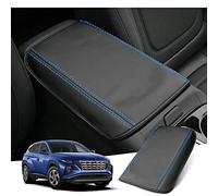 GAFAT Hyunda-i Tucson NX4 2021-2023 2024 (Automatico) Copertura per Bracciolo Centrale, Tucson 2023 Protezione per Braccioli, Rivestimento in Pelle PU, Compatibile con Accessori Hyundai Tucson (Blu)