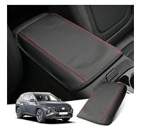 GAFAT Hyunda-i Tucson NX4 2021-2023 2024 (Automatico) Copertura per Bracciolo Centrale, Tucson 2023 Protezione Braccioli, Rivestimento in Pelle PU, Compatibile con Accessori Hyundai Tucson (Rosso)