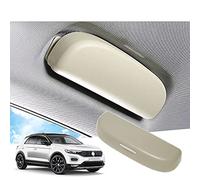 GAFAT Porta Occhiali da Sole per V*W T*ROC/Seat Ateca Seat Leon MK4 Cuprα Formentor/Skodα Kodiaq Karoq/F-or-d Focus MK4 Puma (Beige)