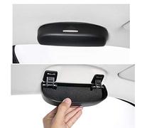 GAFAT Porta Occhiali da Sole per V*W T*ROC/Seat Ateca Seat Leon MK4 Cuprα Formentor/Skodα Kodiaq Karoq/F-or-d Focus MK4 Puma (Nero)