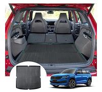 GAFAT Skod-a Kodiaq 2016-2023 Tappetino per Bagagliaio, Facile da Piegare, Kodiaq 2023 Tappetini TPE per Tutte le condizioni Atmosferiche, Scansione 3D, Bordo Alto, Multifunzione